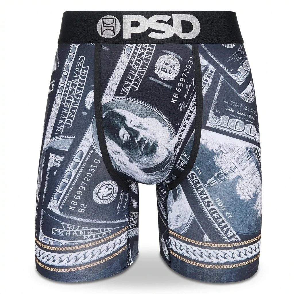 PSD dollar print style boxer shorts