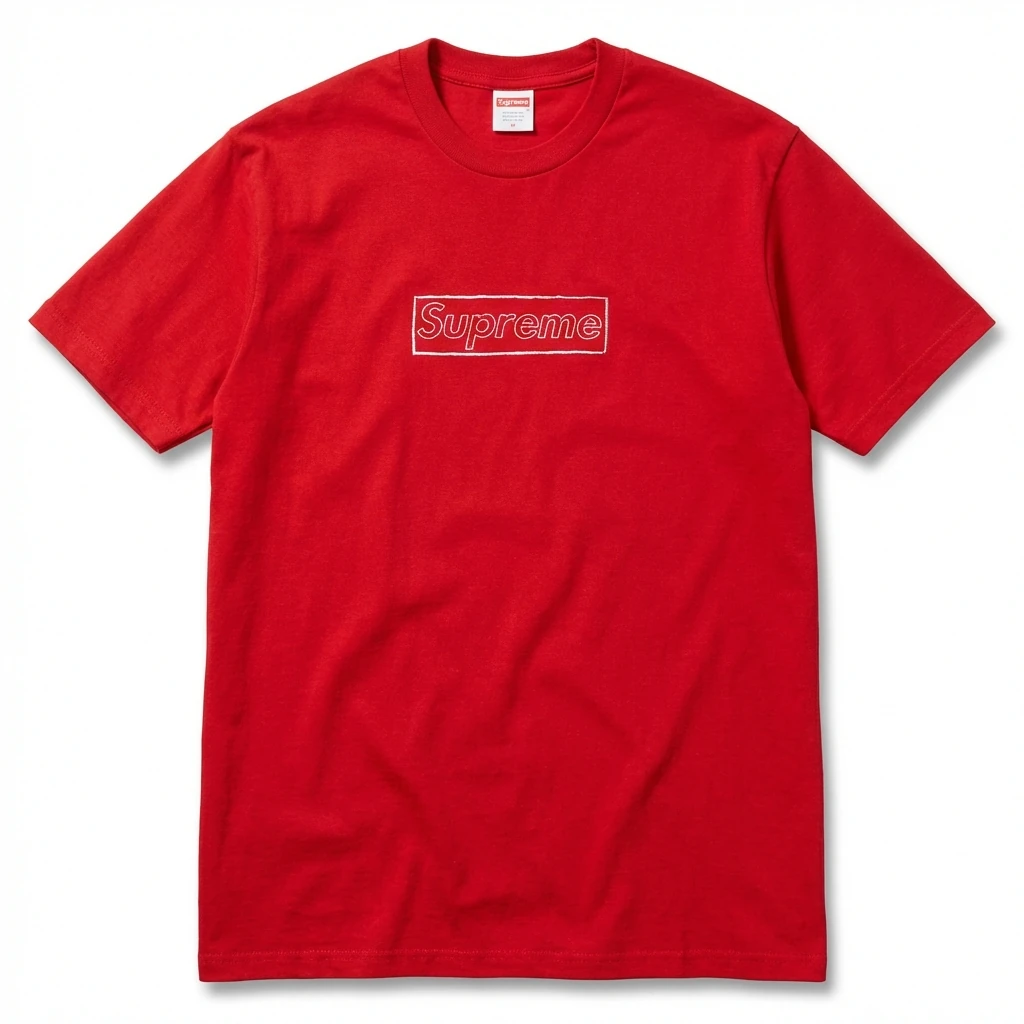 Supreme basic red T-shirt