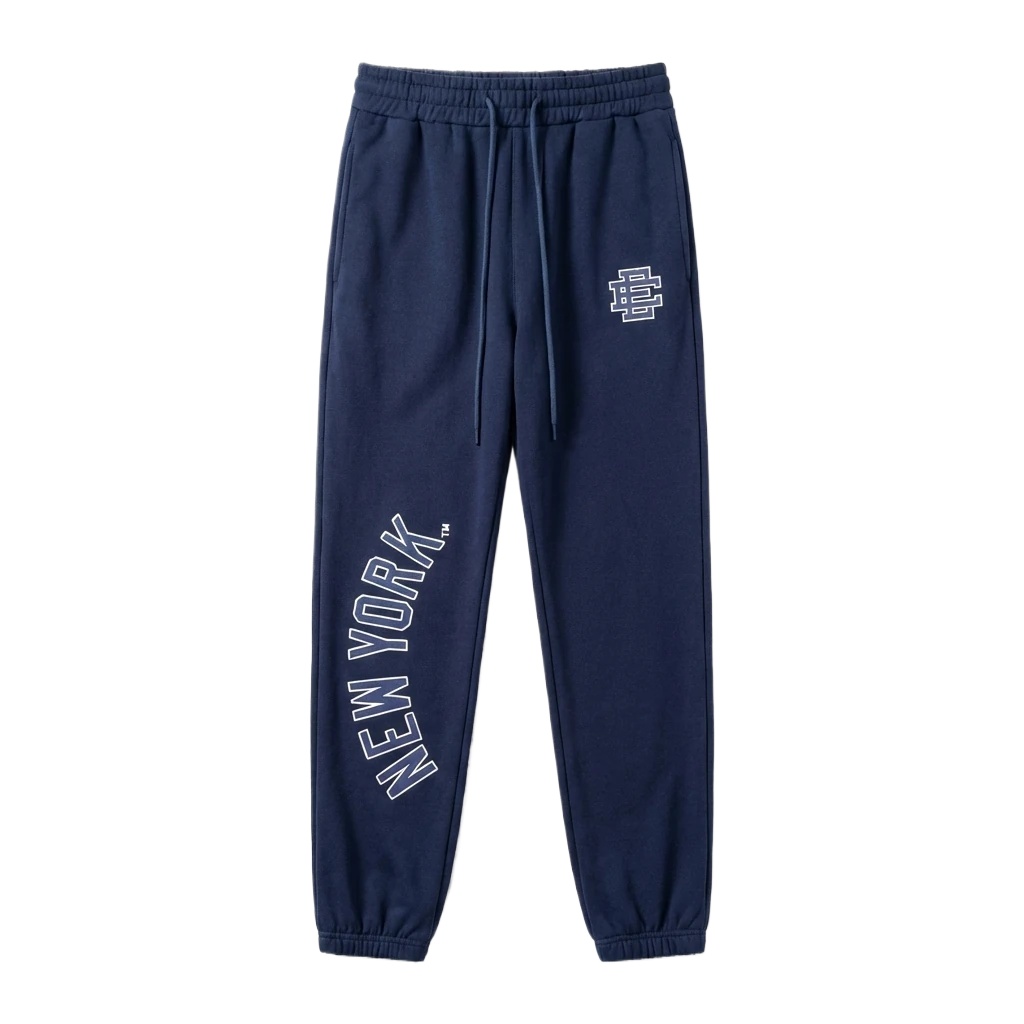 Eric Emanuel New York Style Navy Blue Sweatpants