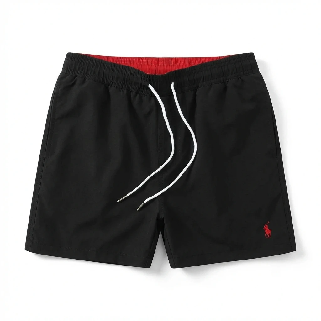 Classic casual black shorts of Ralph Lauren