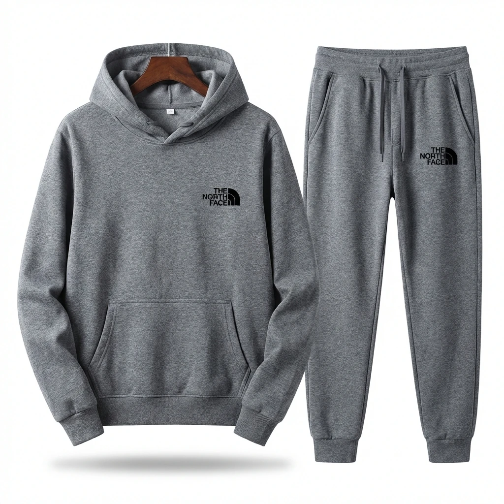 The North Face Simple Grey Sportswear Set