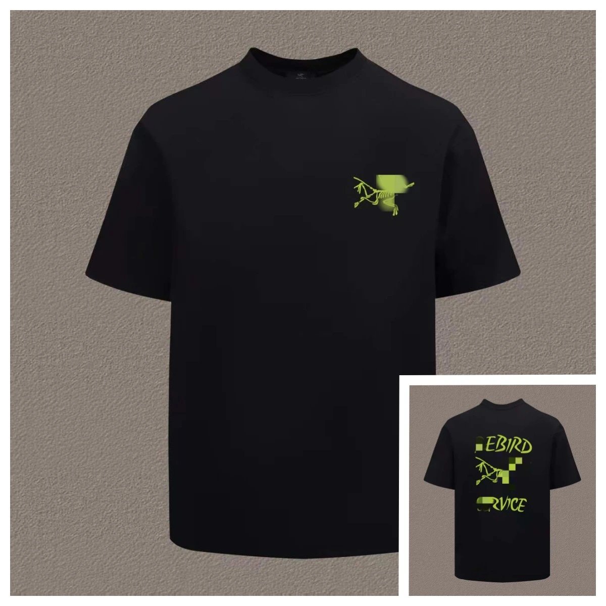Arc'teryx Printed Techwear Style Black T-Shirt