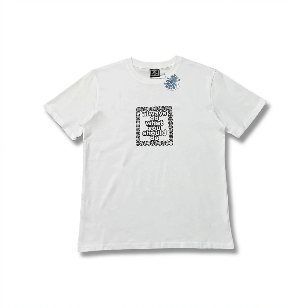 ADWYSD Trendy Style White T-shirt