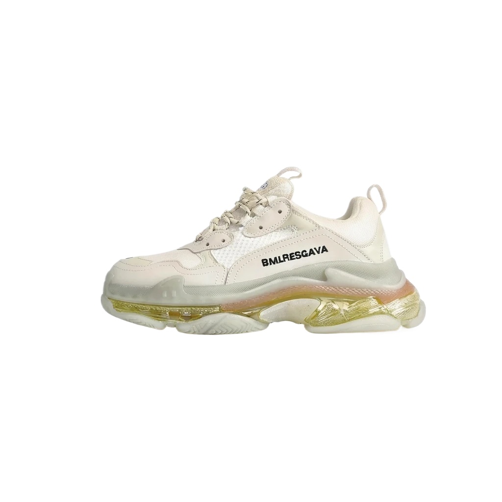 Balenciaga dad-style white shoes