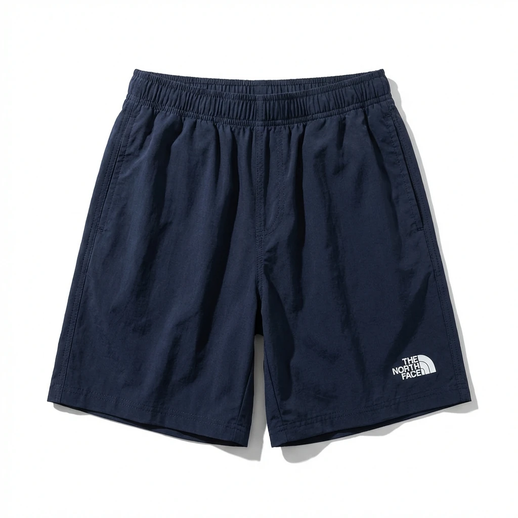 The North Face casual style navy blue shorts