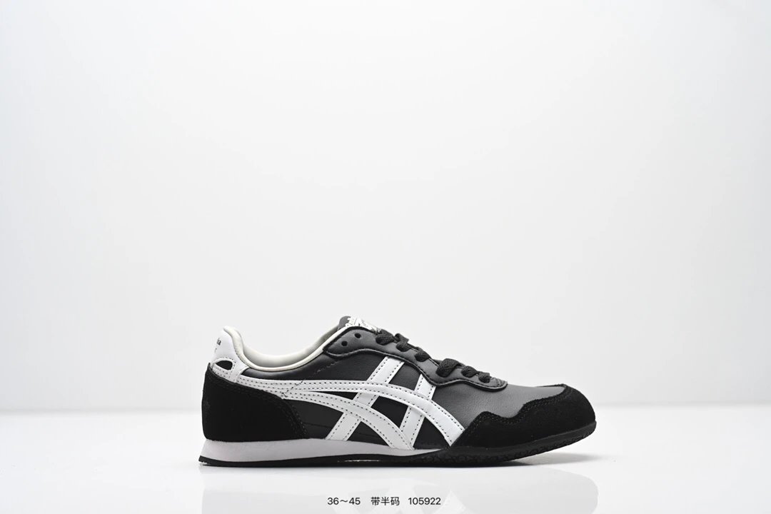 Onitsuka Tiger black-and-white retro sports shoes
