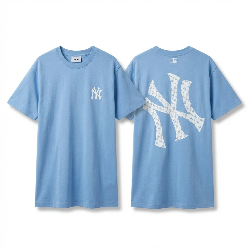 MLB Classic Simple Style Blue T-shirt