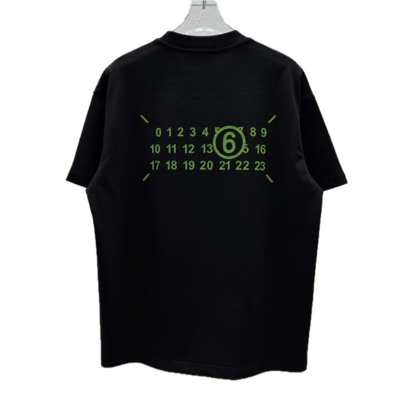 Maison Margiela MM6 Street Style Black T-Shirt