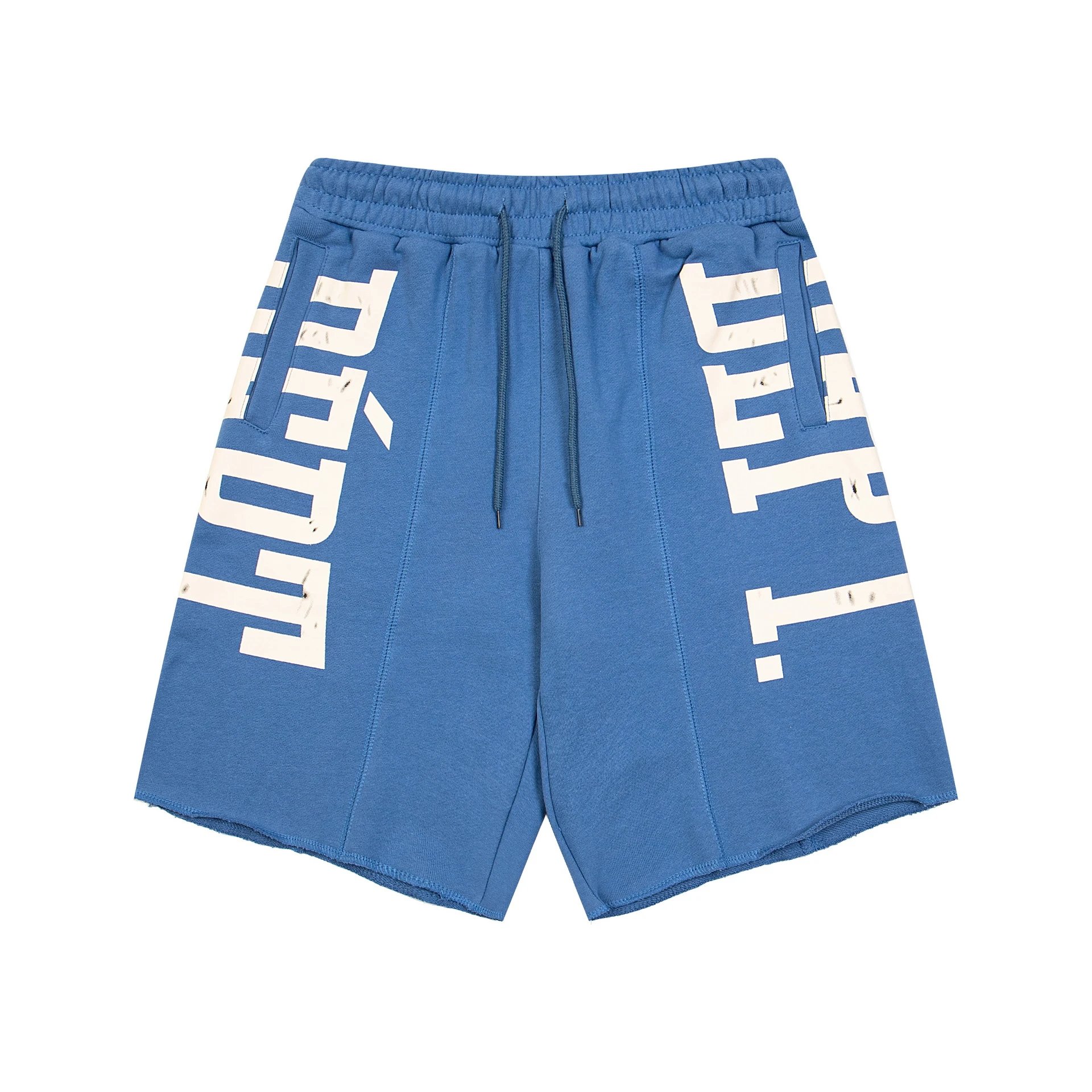 Gallery Dept. letter - printed blue shorts