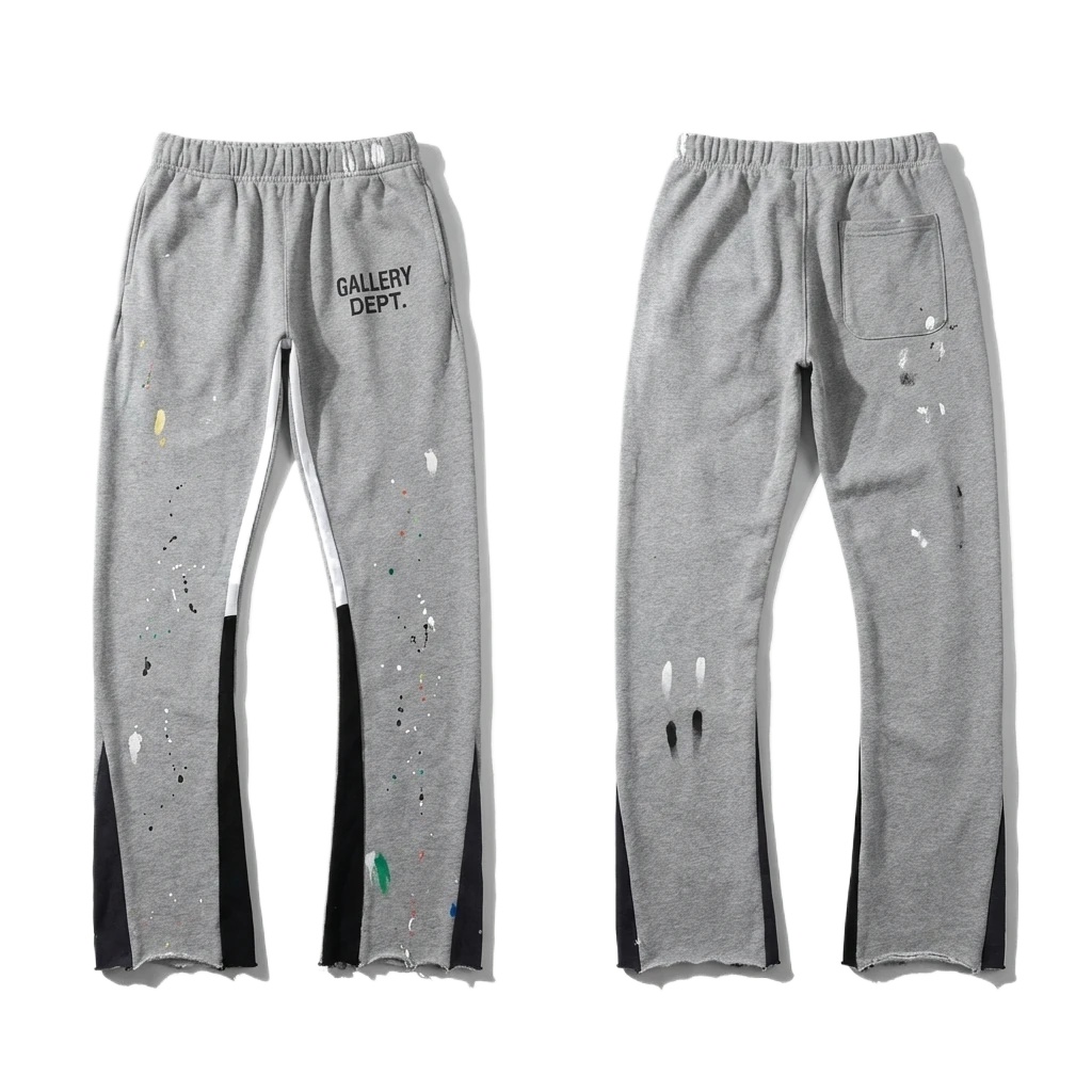 Gallery Dept. Graffiti Street Style Grey Pants