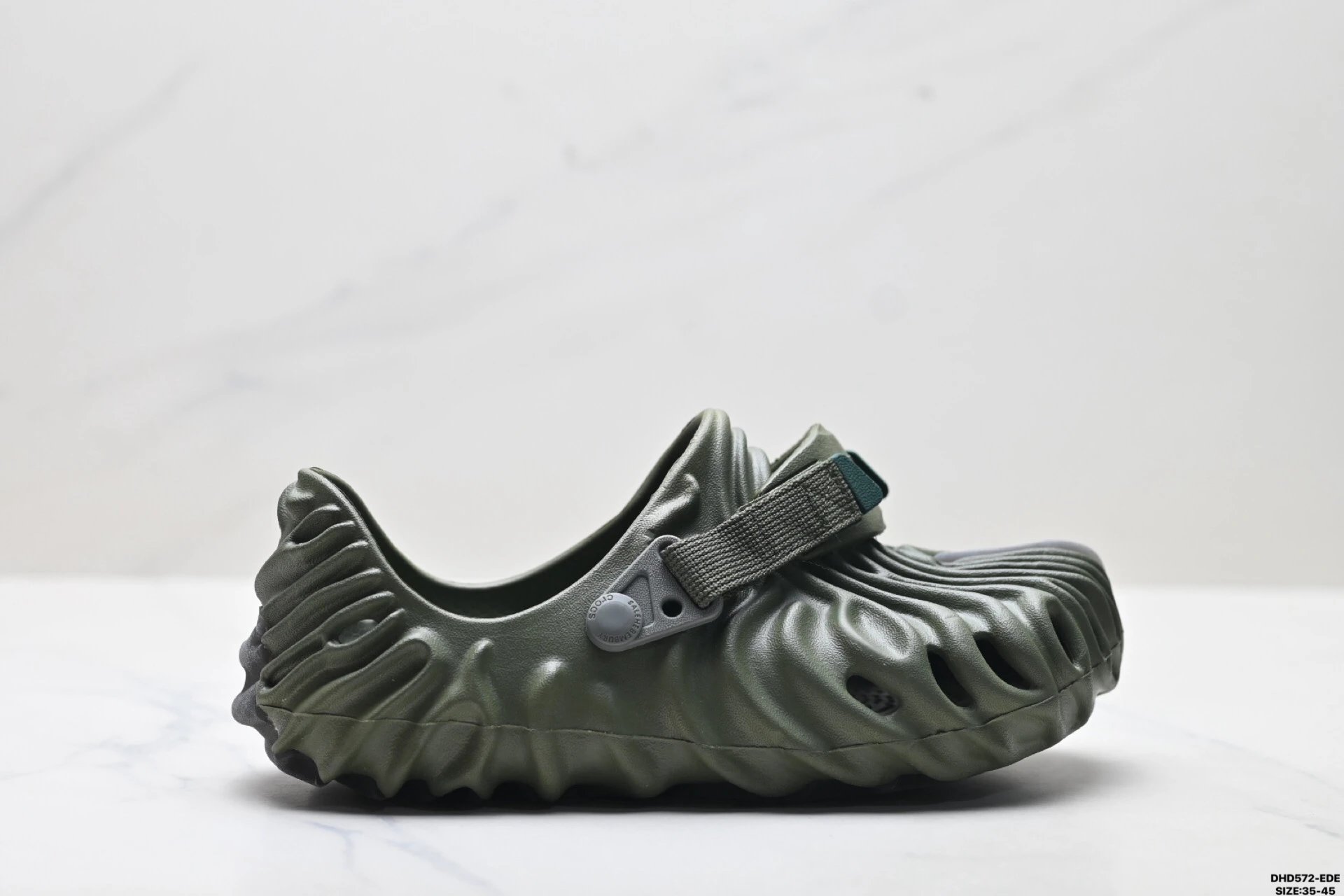Crocs Pleated Trendy Green Shoes