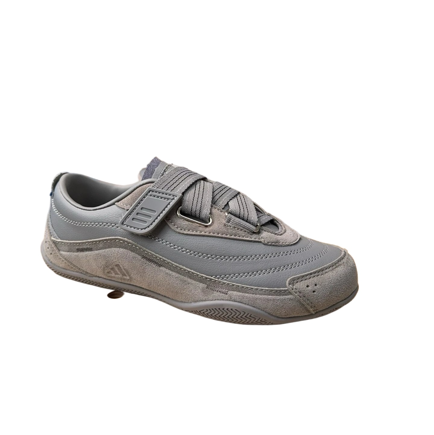 Adidas retro-style grey casual shoes