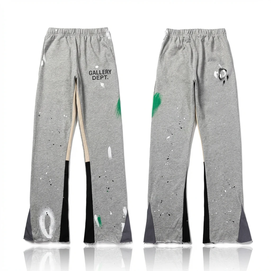 Gallery Dept Graffiti Style Grey Trousers