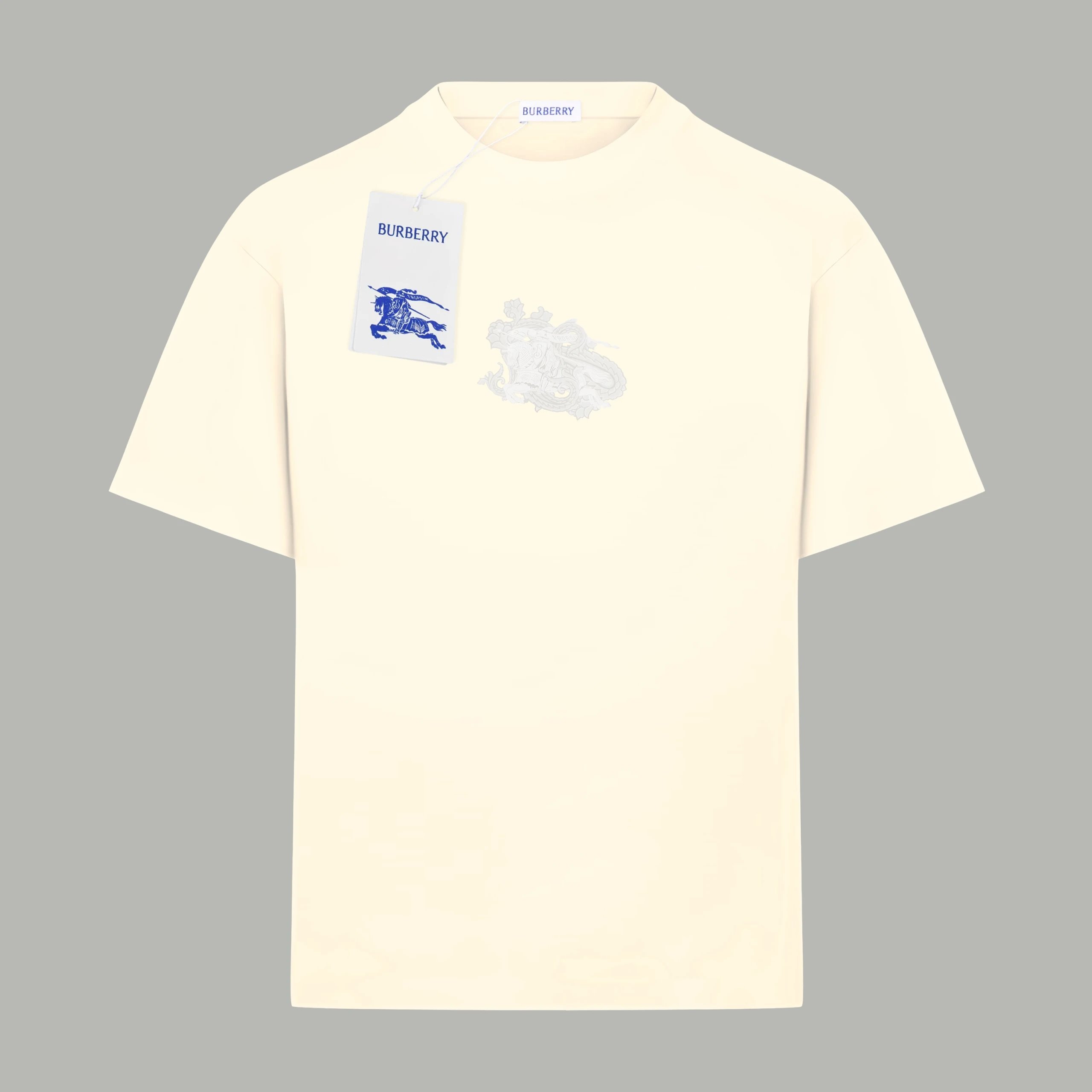 Burberry Knight Logo Minimalist Style T-shirt
