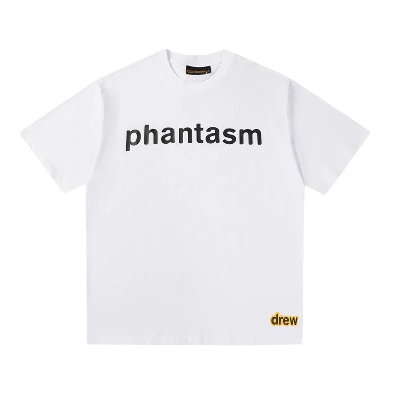 DREW Letter Print Street Style White T-shirt