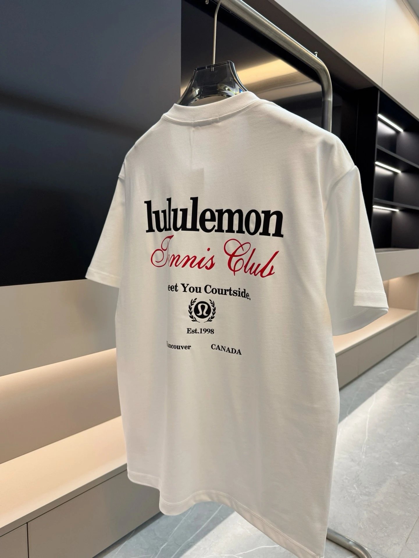 lululemon Tennis Club Casual Style White T-Shirt