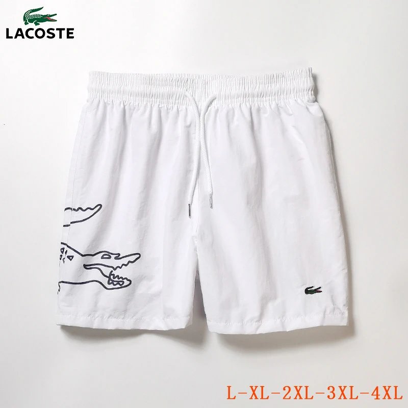 Lacoste Gift Ready Swim shorts Navy Drawstring Subtle with Fresh Pattern