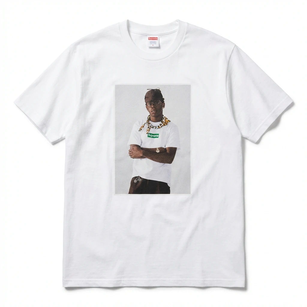 Supreme Portrait Style White T-shirt