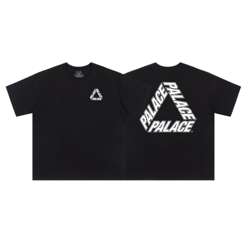 Palace Classic Triangular Street Style Black T-Shirt