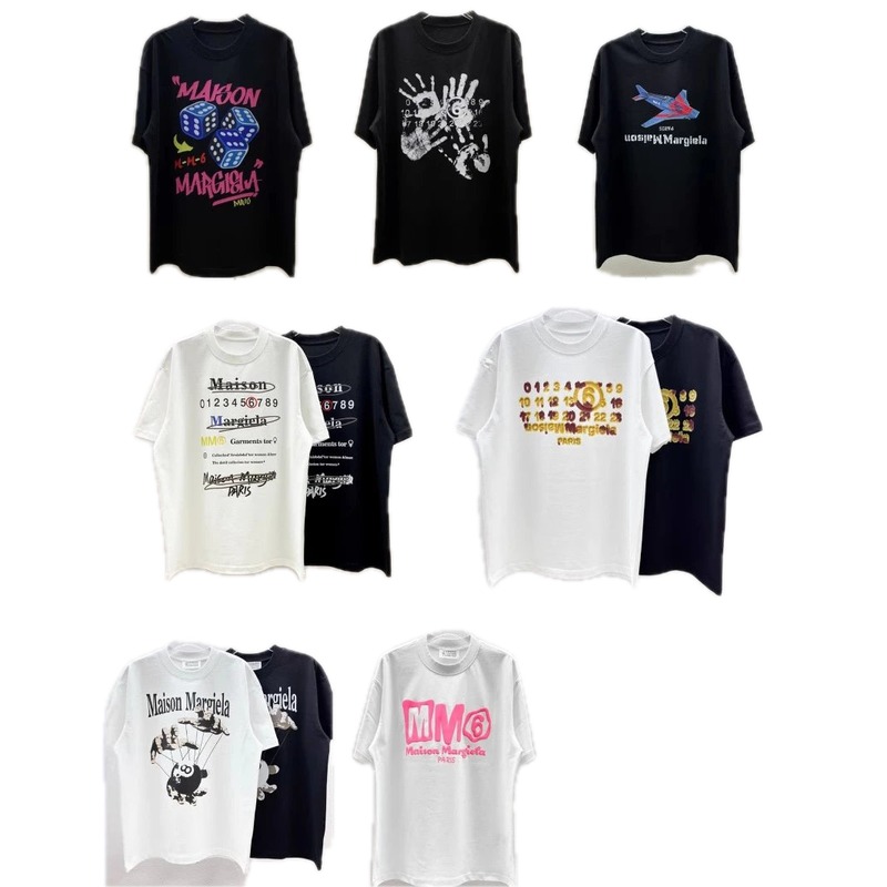 Maison Margiela MM6 Street Style Multi-color T-Shirt