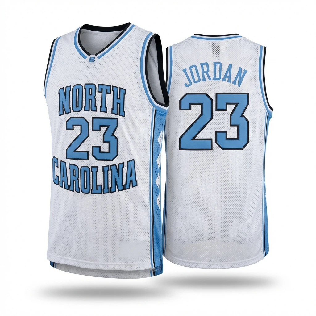 Michael Jordan retro-style white jersey