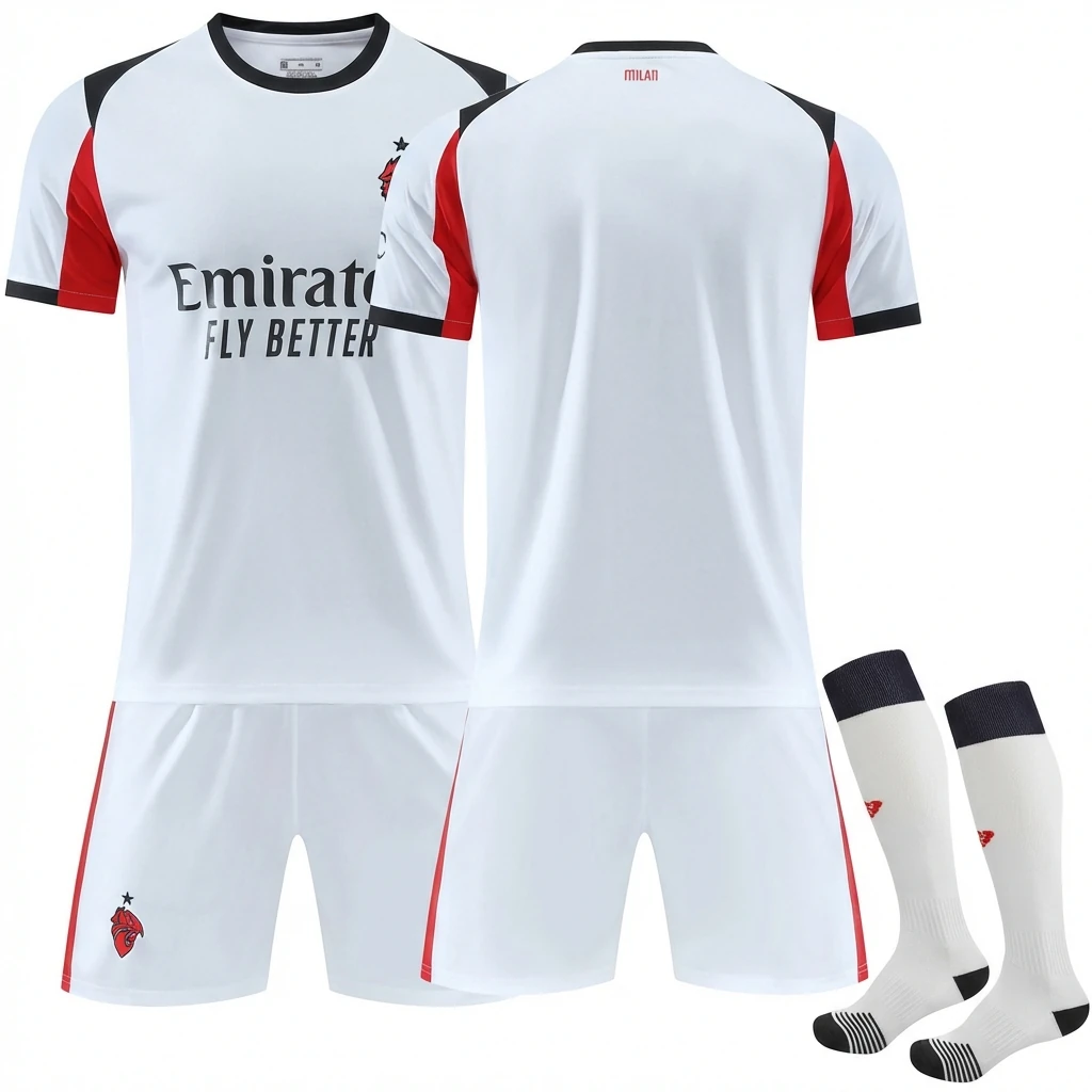 AC Milan classic sporty white jersey