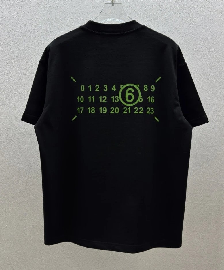 Maison Margiela MM6 Street Style Black T-Shirt