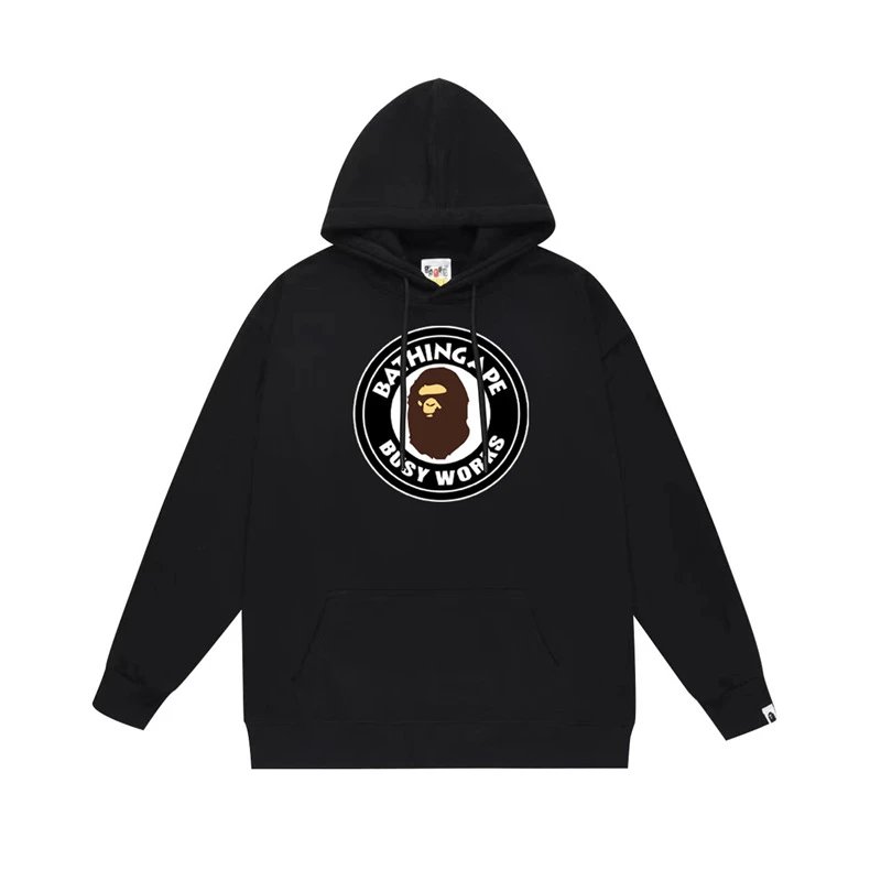 Bape Ape Head Trendy Cool Black Hoodie