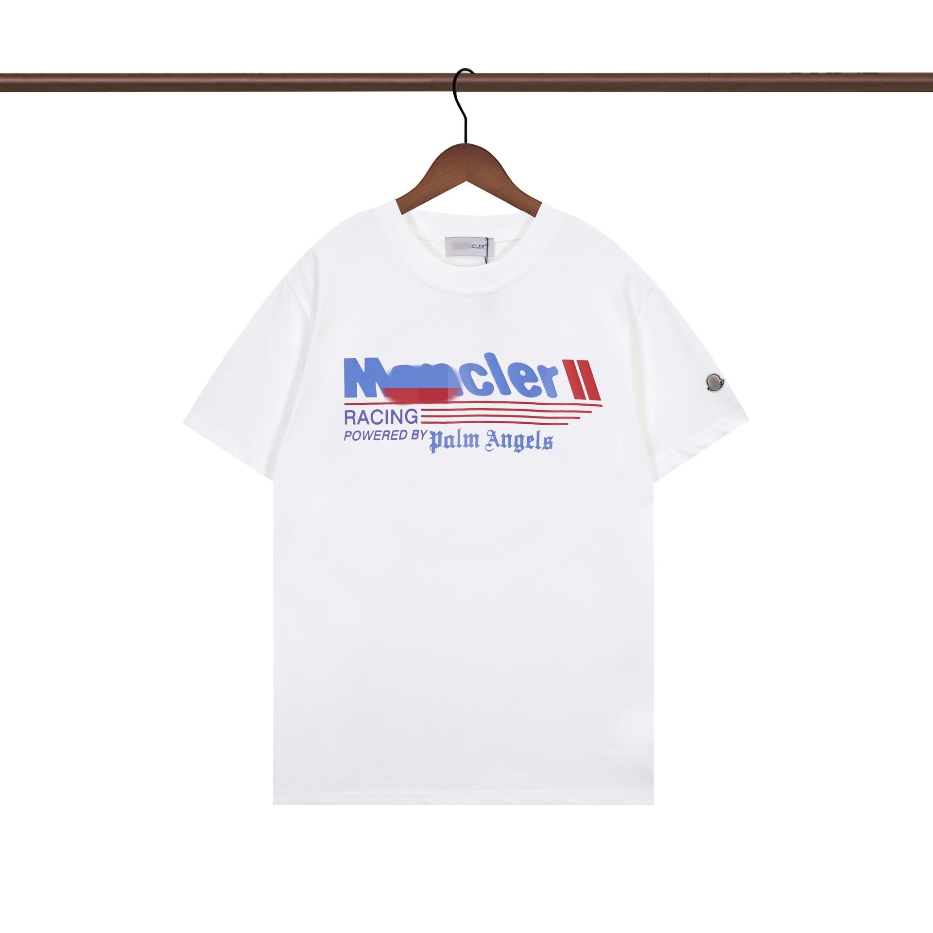 Moncler Racing Co-branded Street Style White T-Shirt