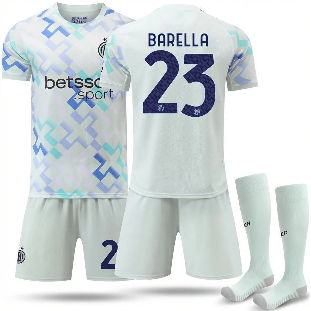 Inter Milan trendy white jersey