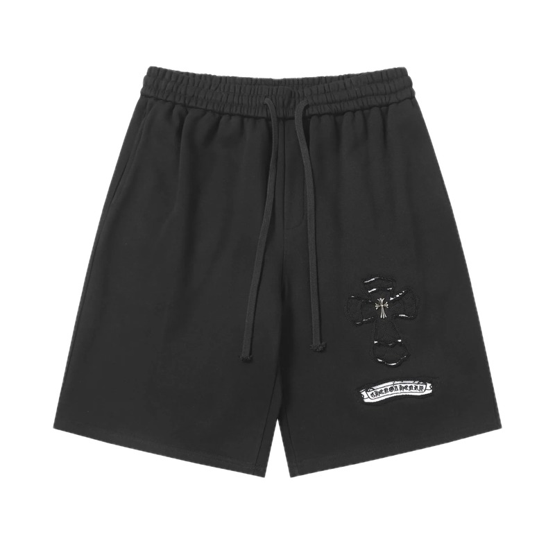 Chrome Hearts Cross Style Black Shorts