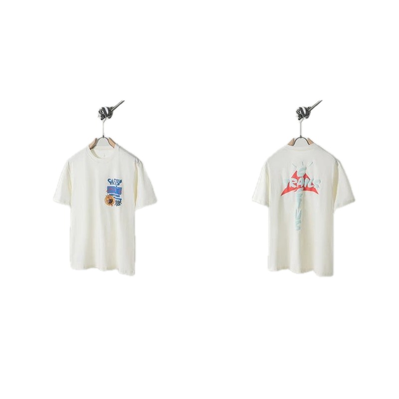 Travis Scott Graffiti Street Style Off-white T-shirt