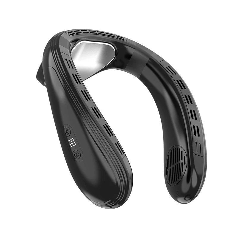 Hands-free Neck Fan Black