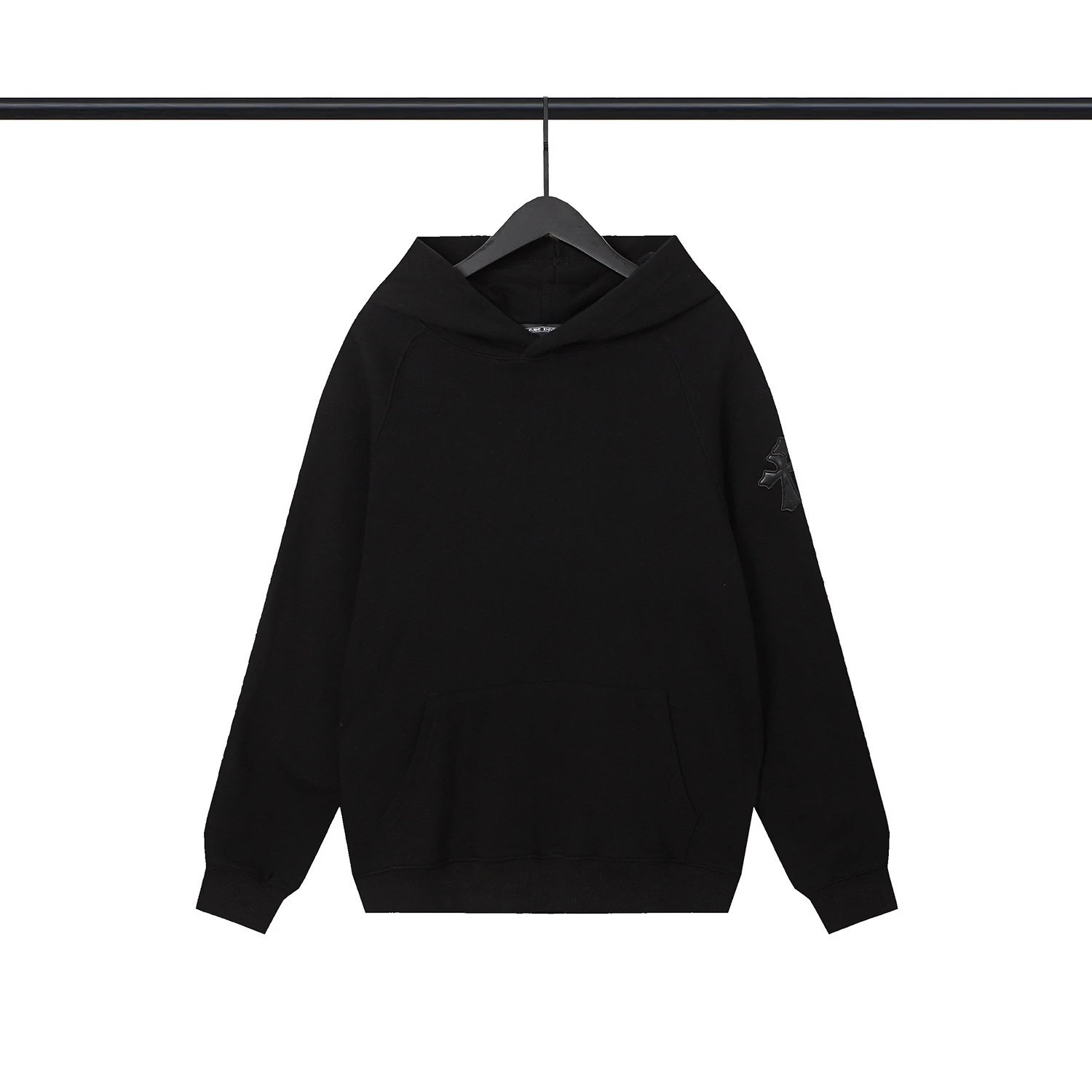 Chrome Hearts 2089-83 Black Cross Graphic Hoodie Active Casual