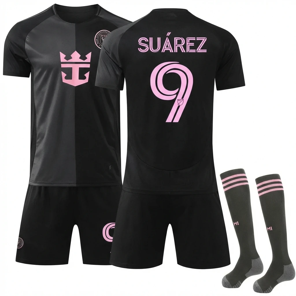 Inter Miami's black trendy and cool style jersey.