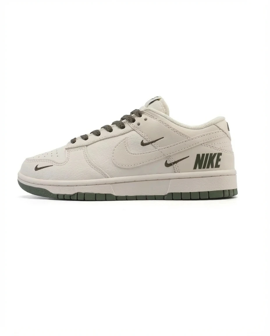 Nike Dunk Low simple and retro style white shoes