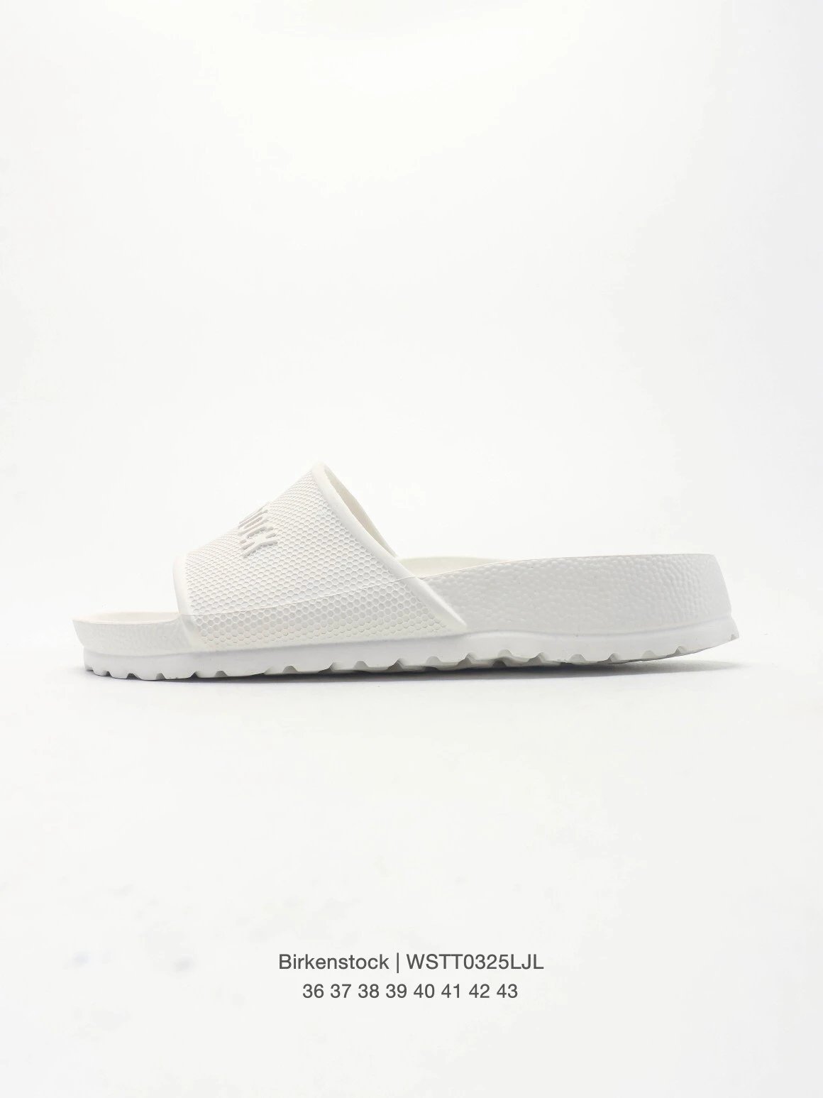 Birkenstock Minimalist Casual Style White Slide Sandals