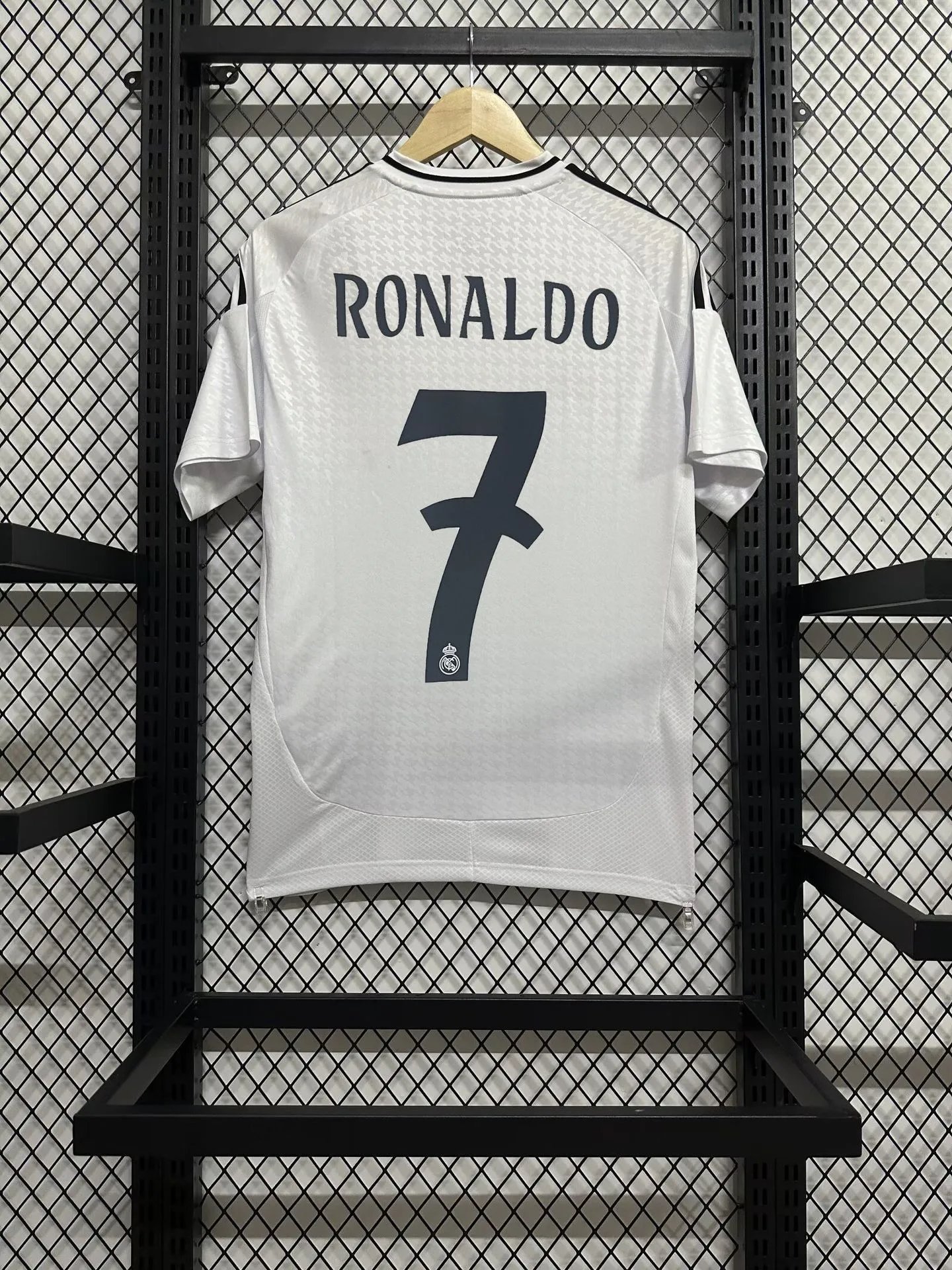 Real Madrid Streetwear Home soccer jersey White Real Madrid with Logo Accent Select Edition