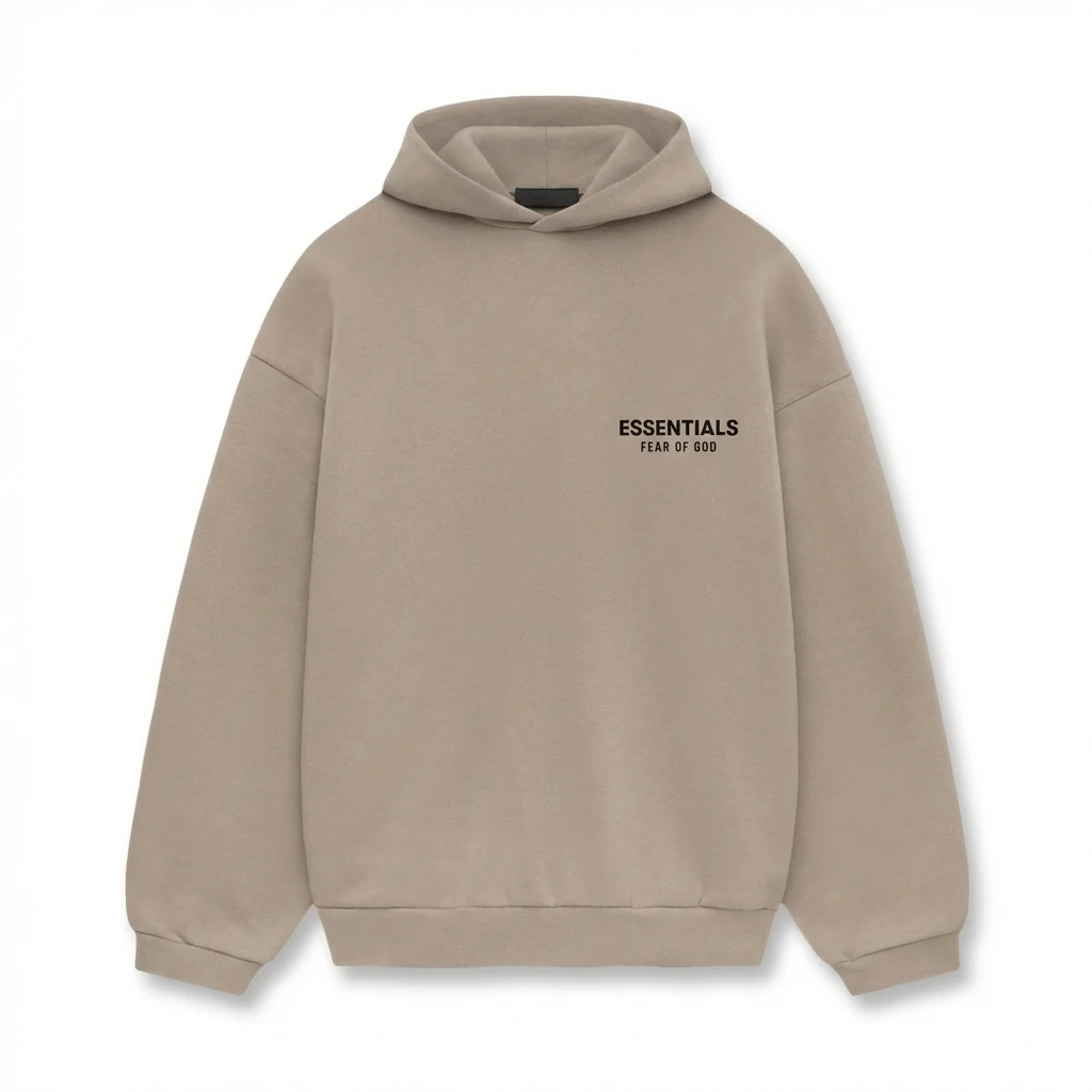 ESSENTIALS Simple Style Khaki Sweatshirt