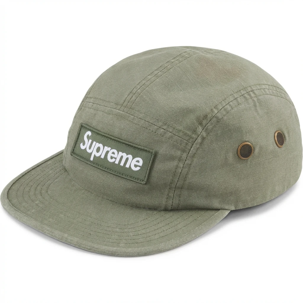 Supreme workwear style olive-colored cap