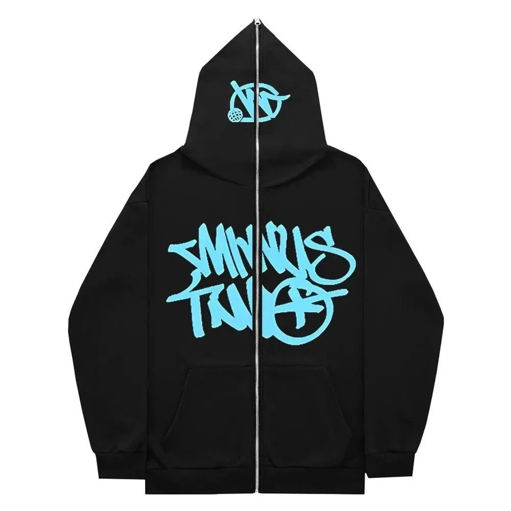 Trapstar Urban Graphic zip hoodie Black Zip Pink with Statement Pattern