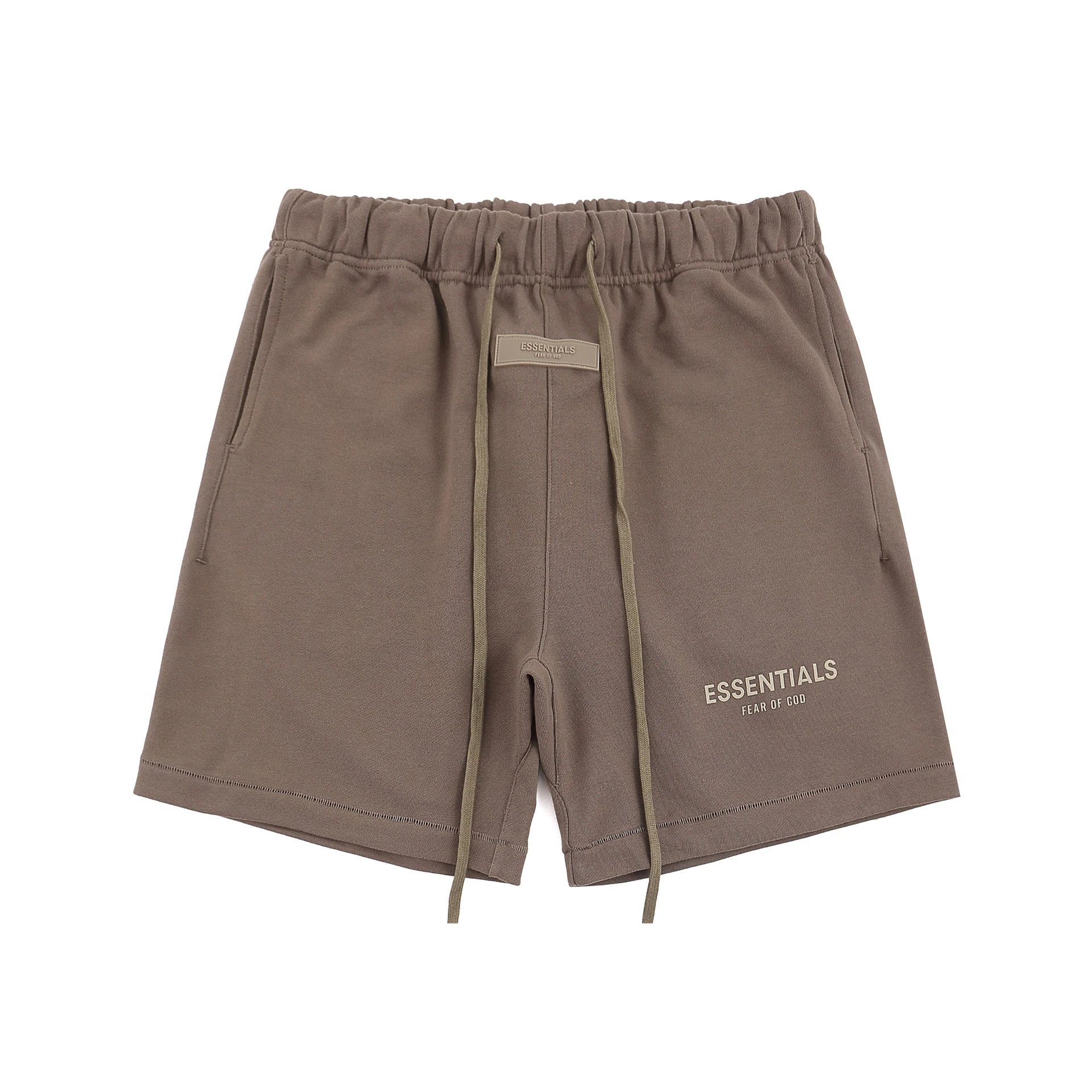 ESSENTIALS Basic Khaki Shorts