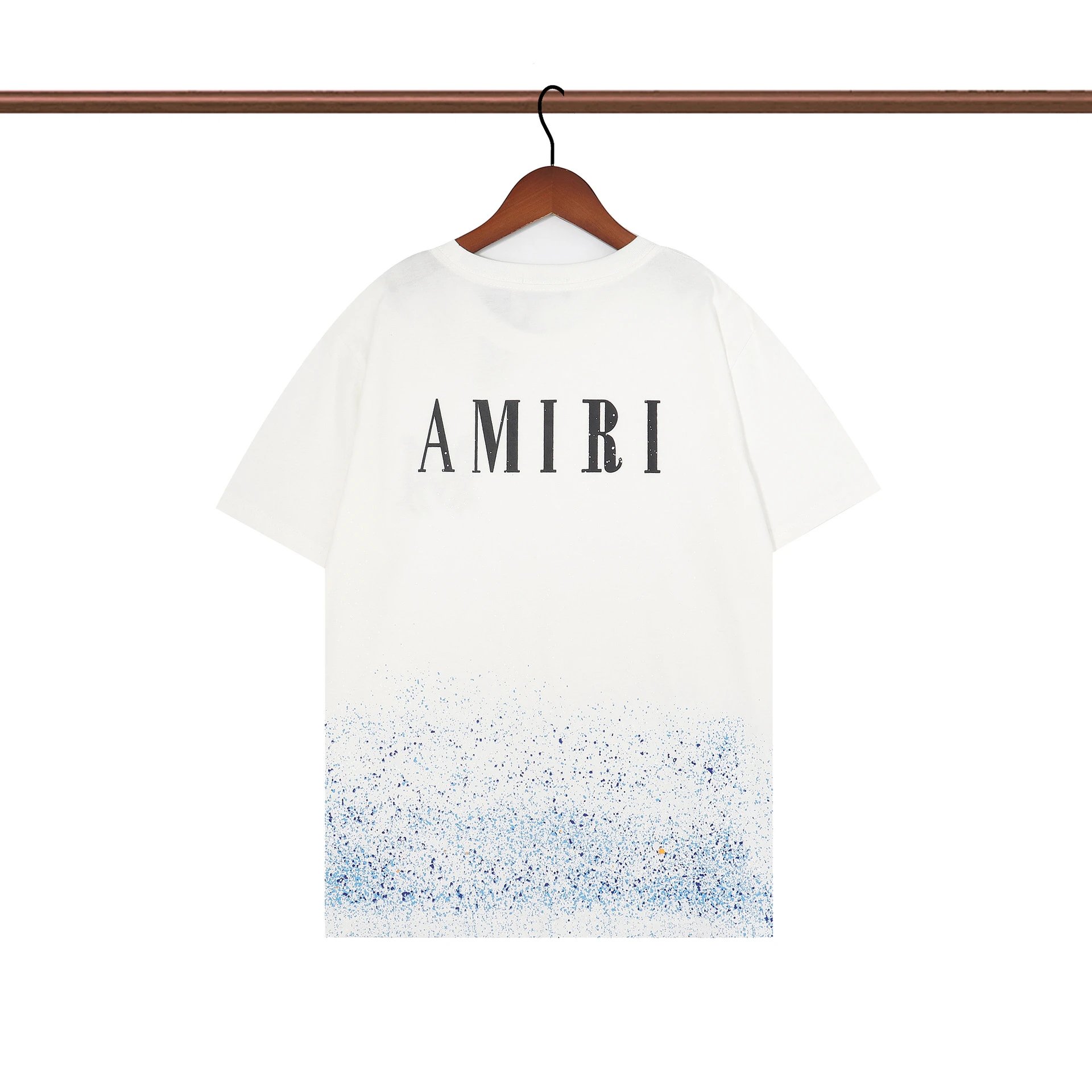 Amiri Relaxed Graphic T-shirt White Blue Amiri with Designer-Inspired Detail