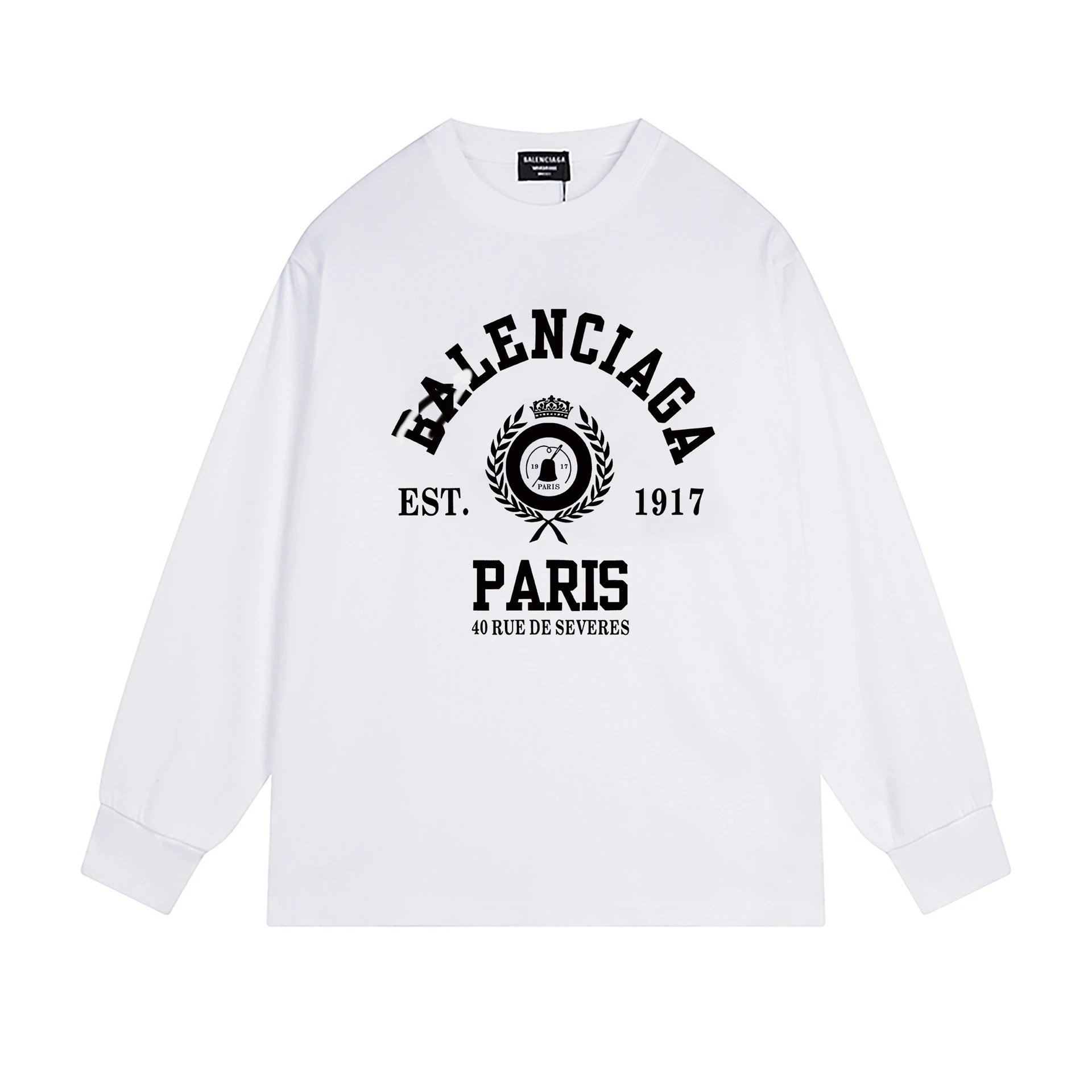 Balenciaga retro-style white T-shirt