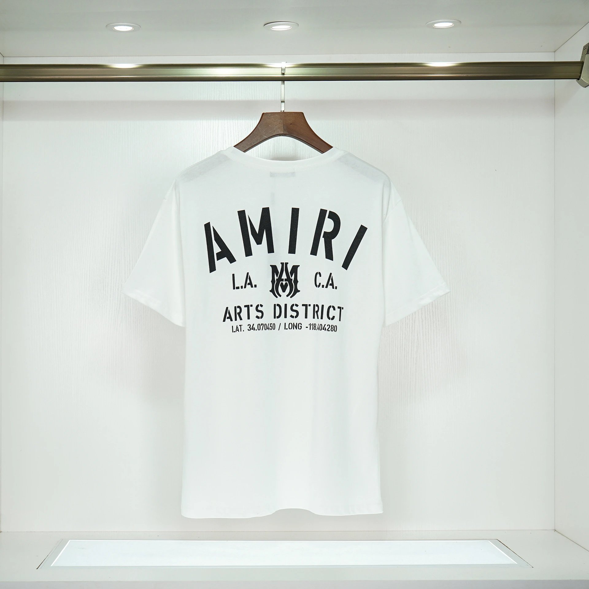 Amiri Sport Graphic T-shirt White Blue Amiri for Collection Drops