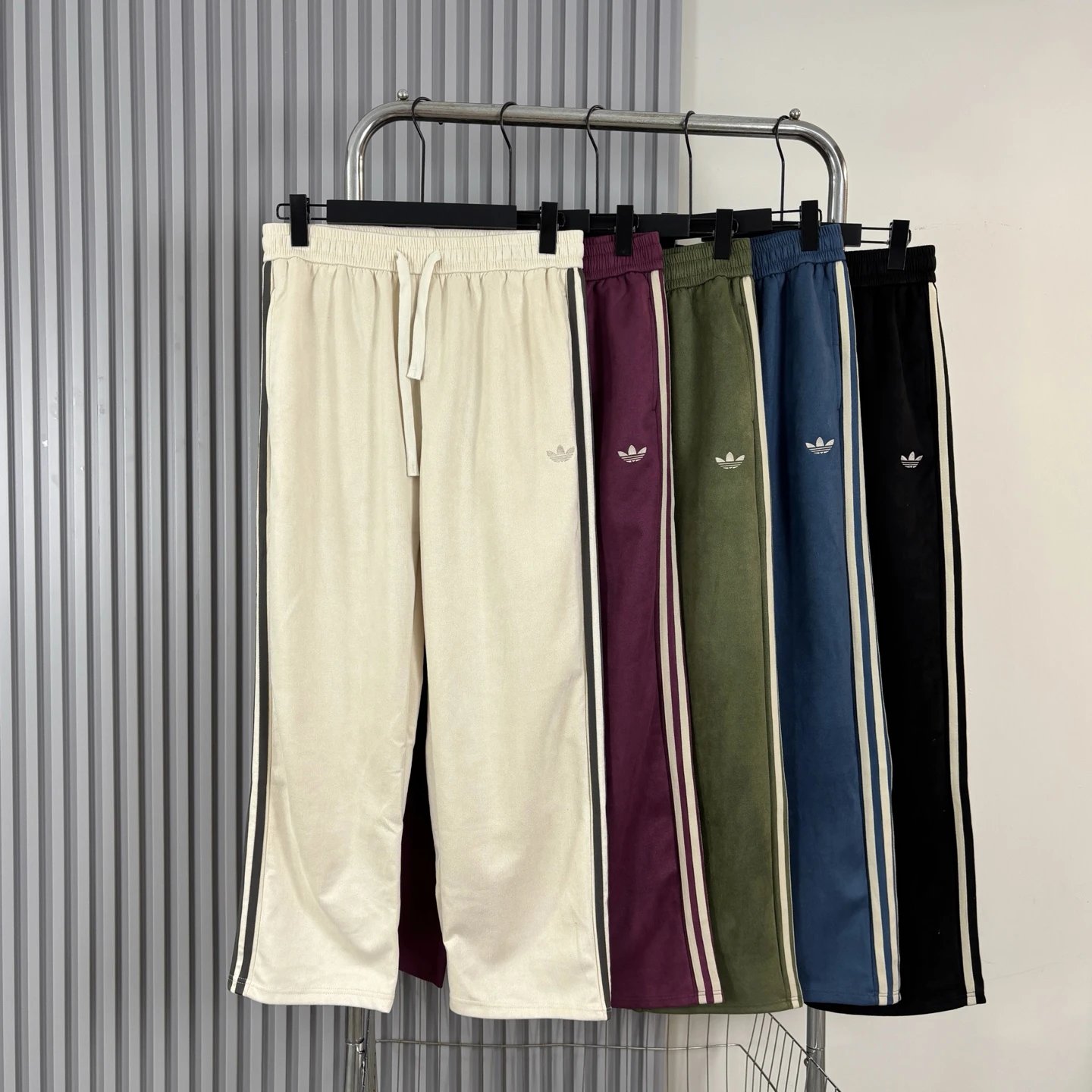 Side Stripes Striped Track Pants by Adidas - Daily