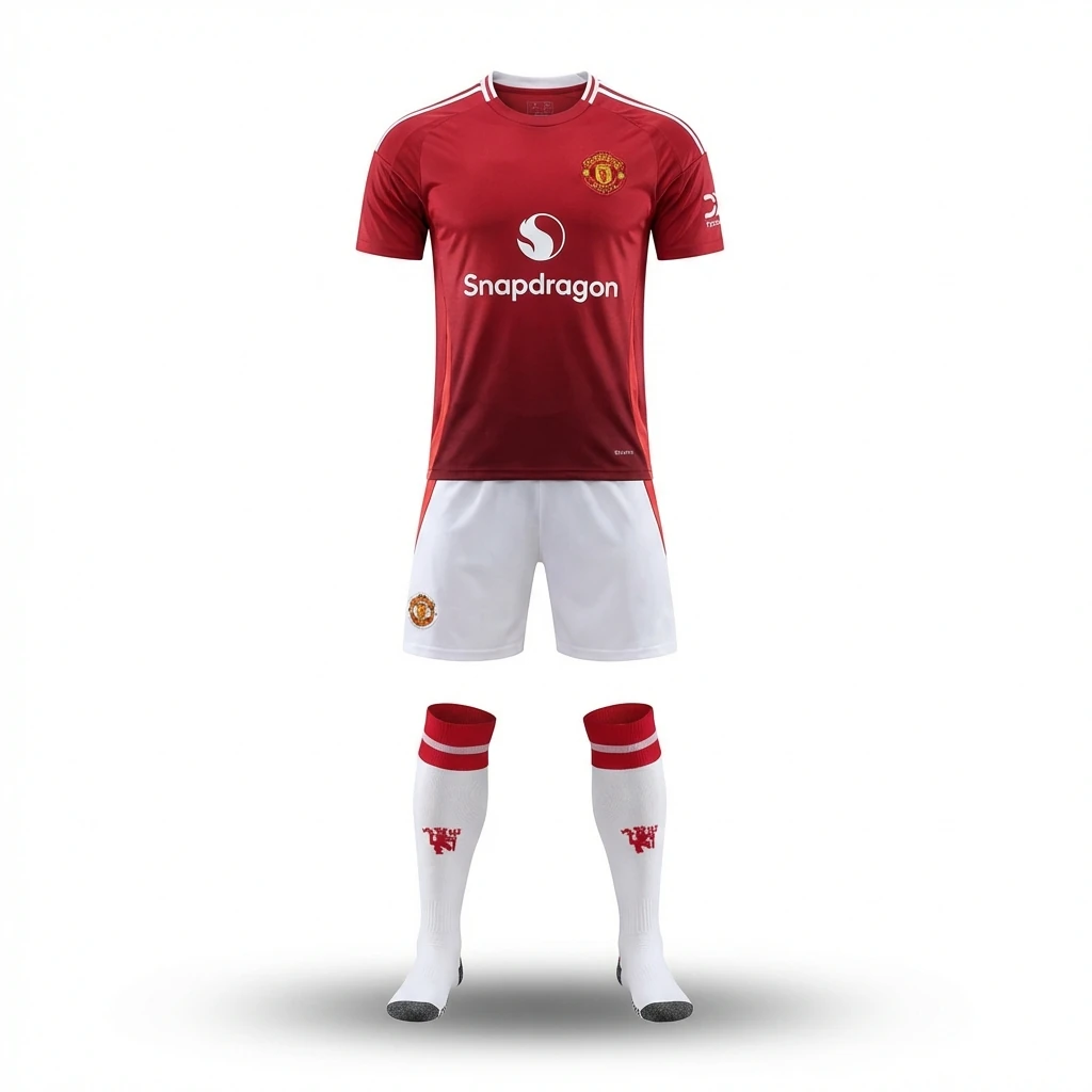 MUFC Football Kit Set Red