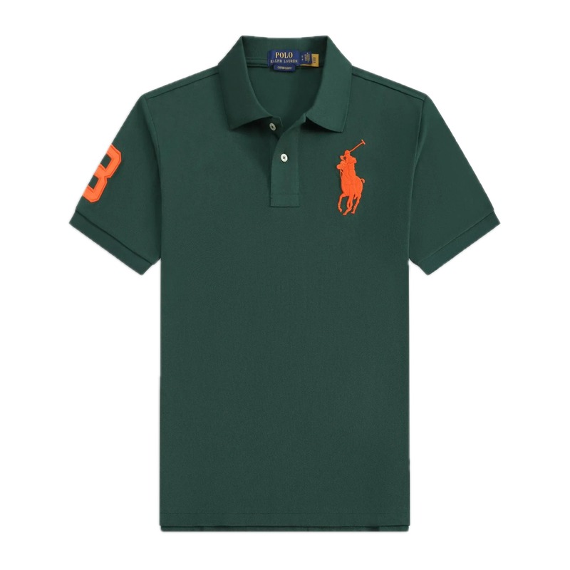Ralph Lauren Polo American retro style dark green shirt