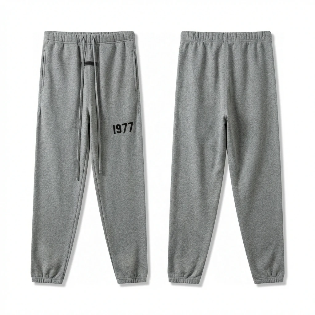 ESSENTIALS 1977 Casual Grey Sweatpants