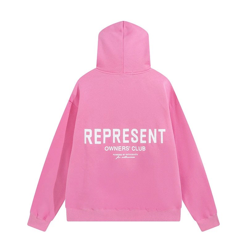 Represent Streetwear Owners Club hoodie Navy Large Represent with Logo Accent